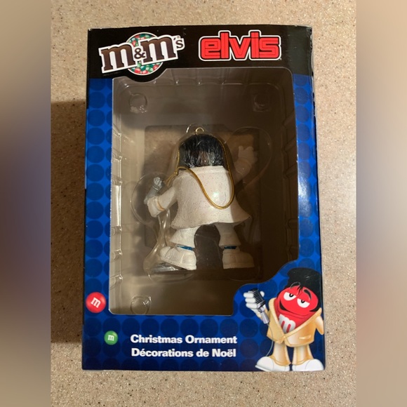 NWT M&Ms Blue as Elvis ornament - Picture 2 of 3